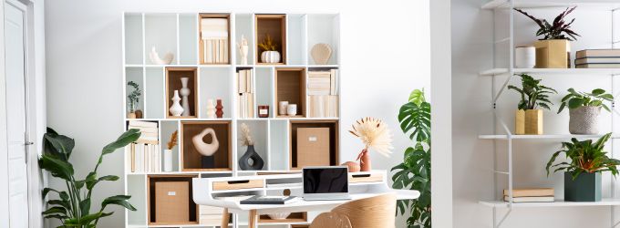 Bibliothèque et étagère